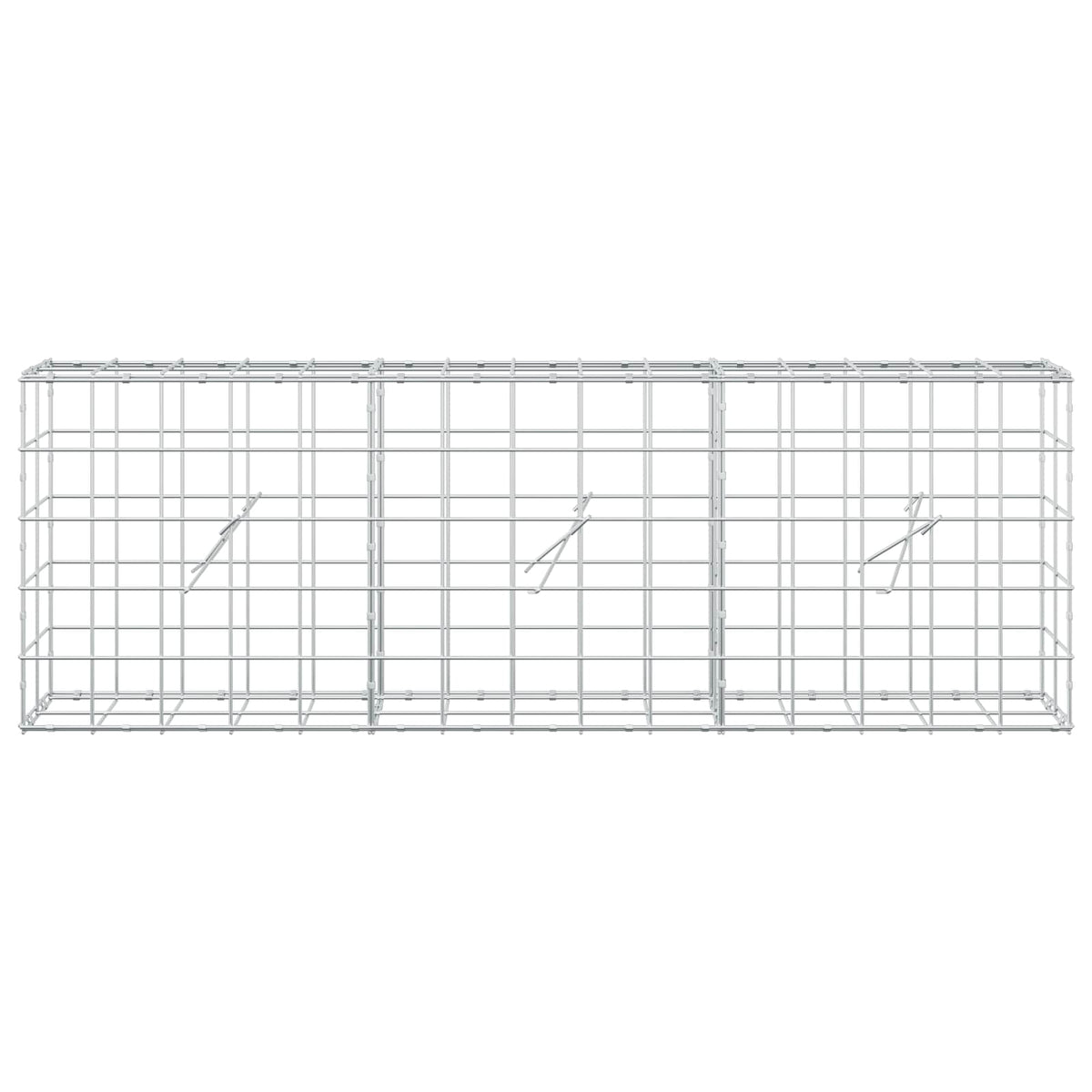 Gabion with 5 mm Wire and 10x10 cm Mesh 150x20x50 cm