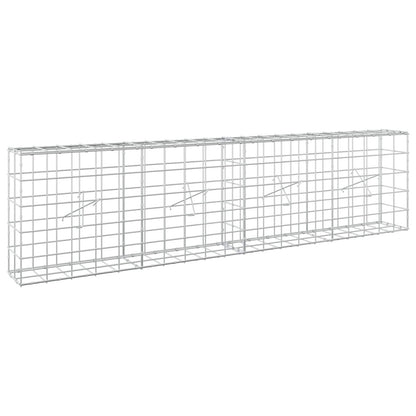 Gabion with 5 mm Wire and 10x10 cm Mesh 200x20x50 cm