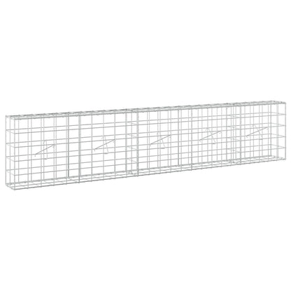 Gabion with 5 mm Wire and 10x10 cm Mesh 250x20x50 cm
