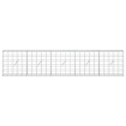 Gabion with 5 mm Wire and 10x10 cm Mesh 250x20x50 cm