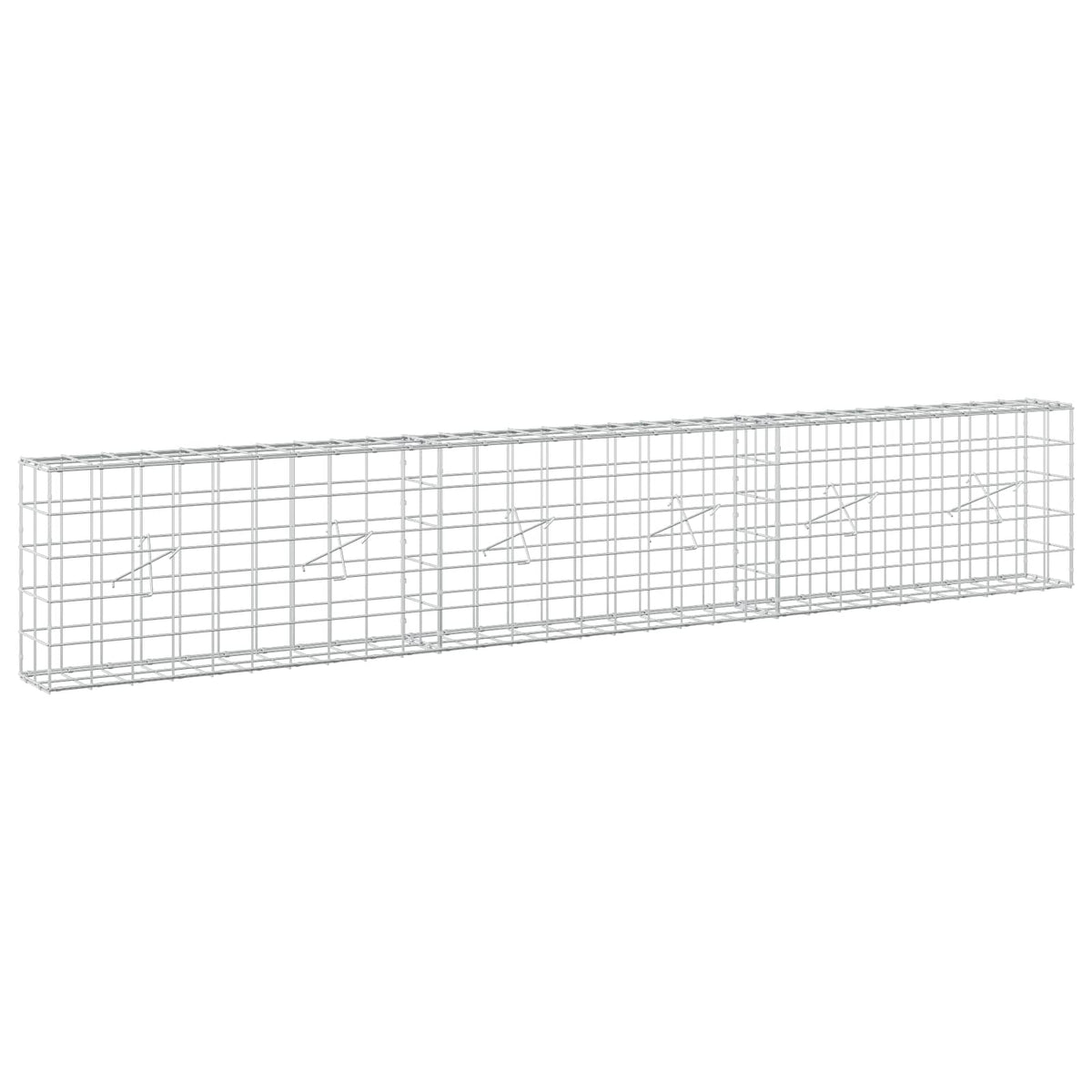 Gabion with 5 mm Wire and 10x10 cm Mesh 300x20x50 cm