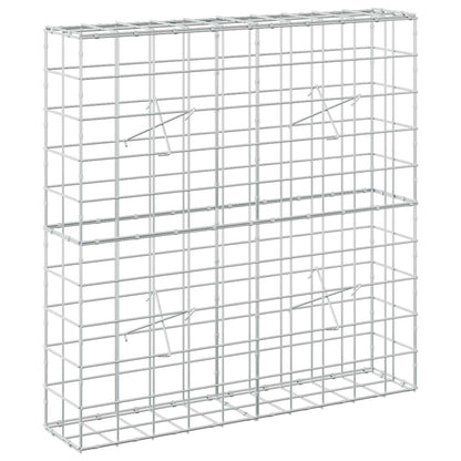 Gabion with 5 mm Wire and 10x10 cm Mesh 100x20x100 cm