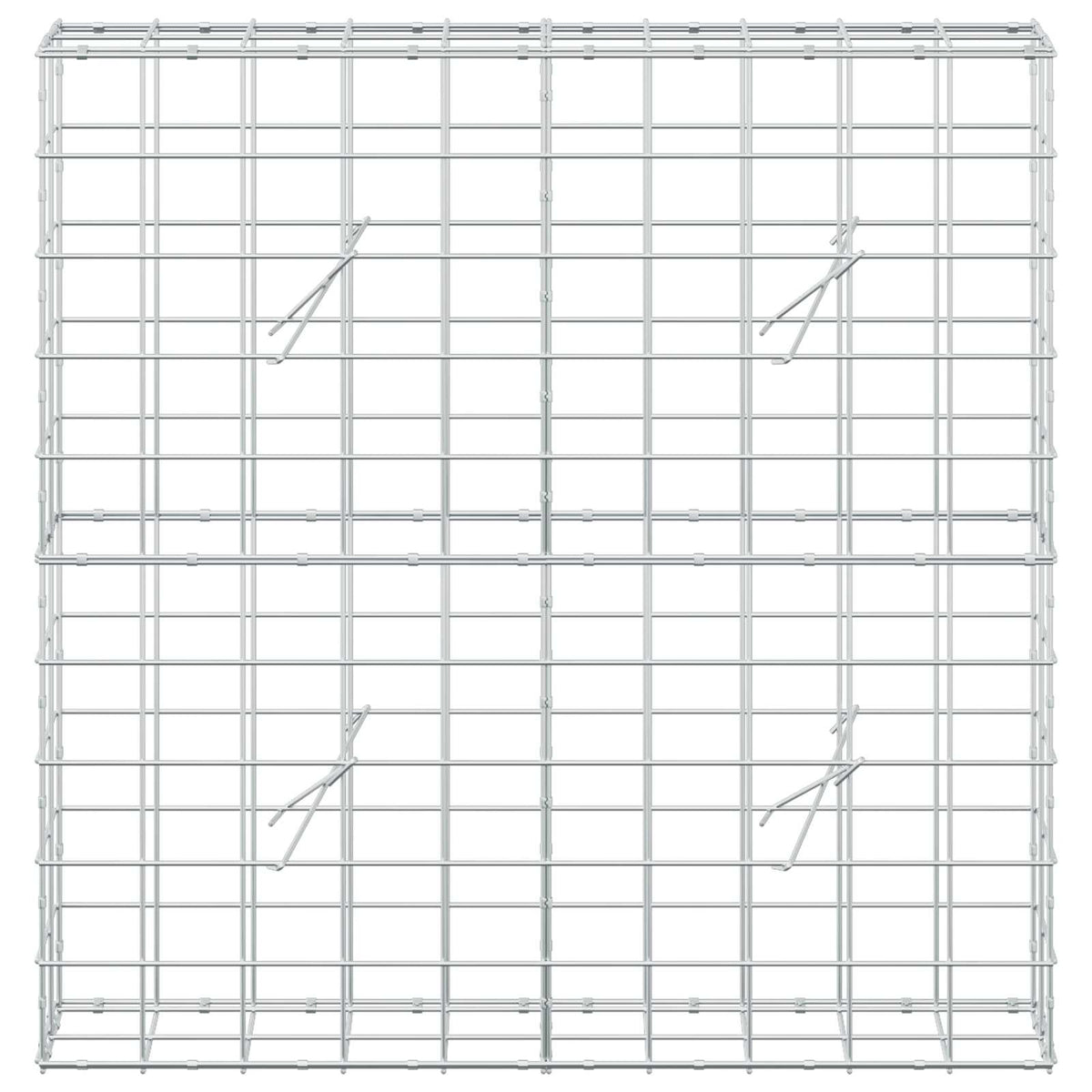 Gabion with 5 mm Wire and 10x10 cm Mesh 100x20x100 cm