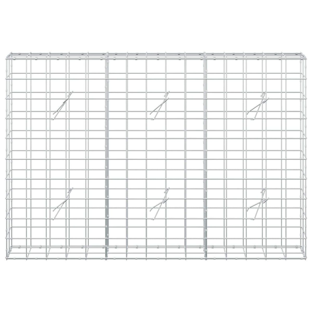 Gabion with 5 mm Wire and 10x10 cm Mesh 150x20x100 cm