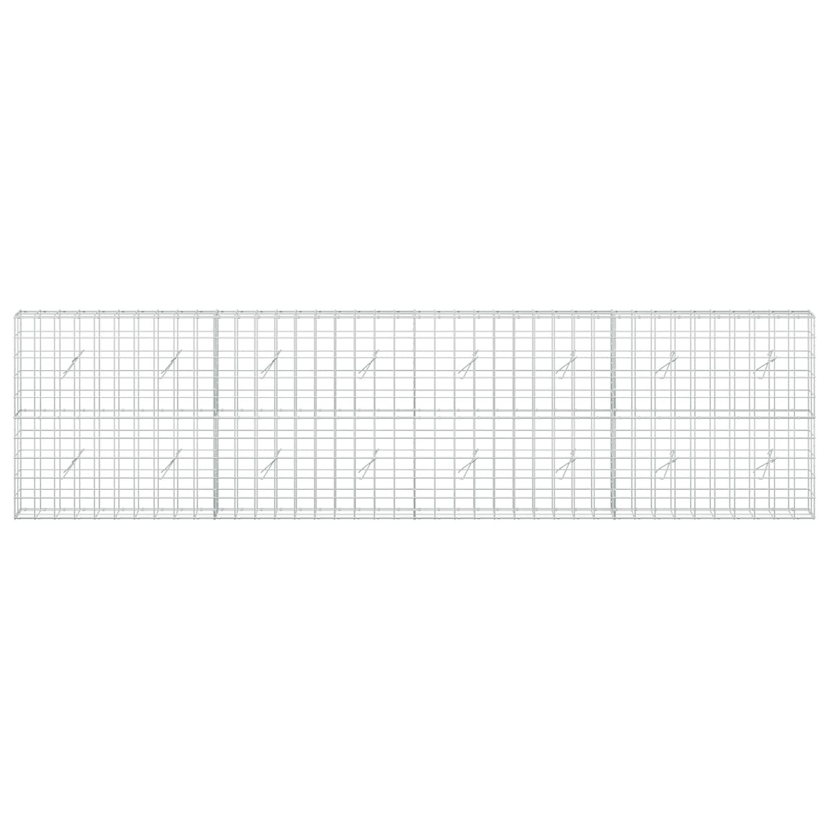 Gabion with 5 mm Wire and 10x10 cm Mesh 400x20x100 cm