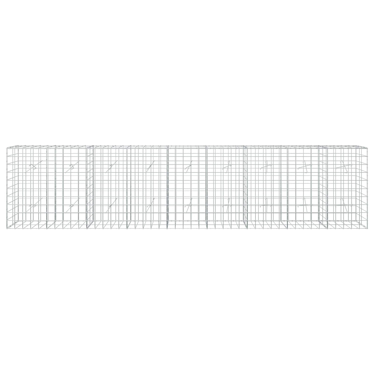 Gabion with 5 mm Wire and 10x10 cm Mesh 450x20x100 cm