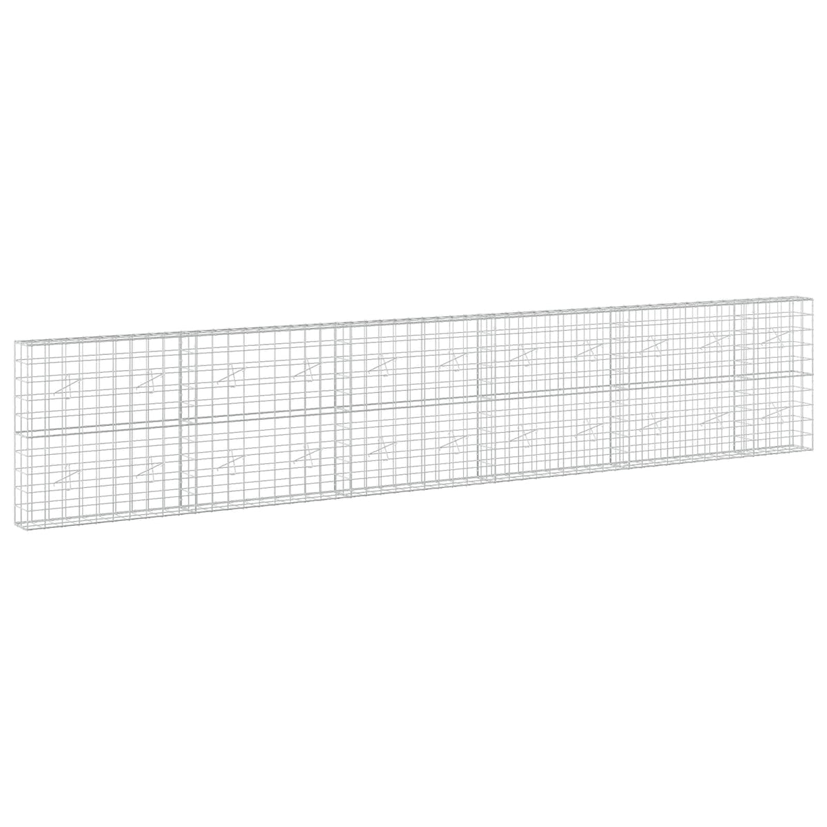 Gabion with 5 mm Wire and 10x10 cm Mesh 550x20x100 cm