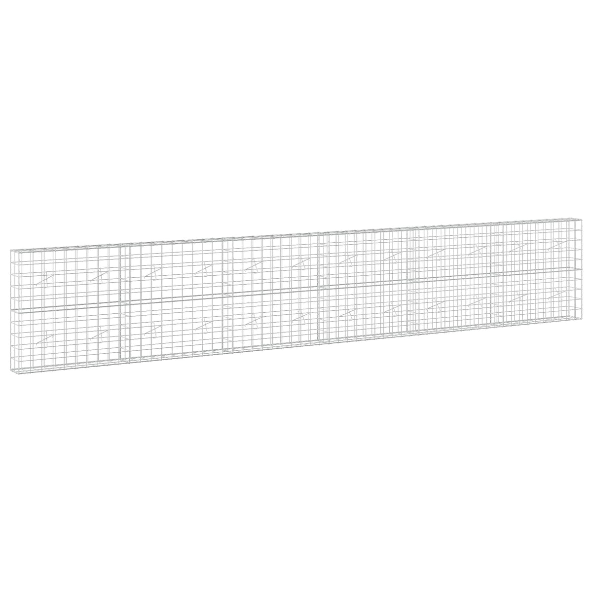 Gabion with 5 mm Wire and 10x10 cm Mesh 600x20x100 cm