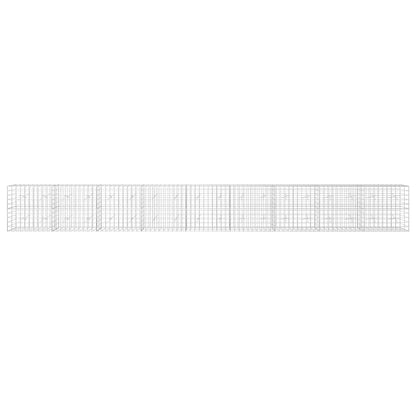 Gabion with 5 mm Wire and 10x10 cm Mesh 900x20x100 cm