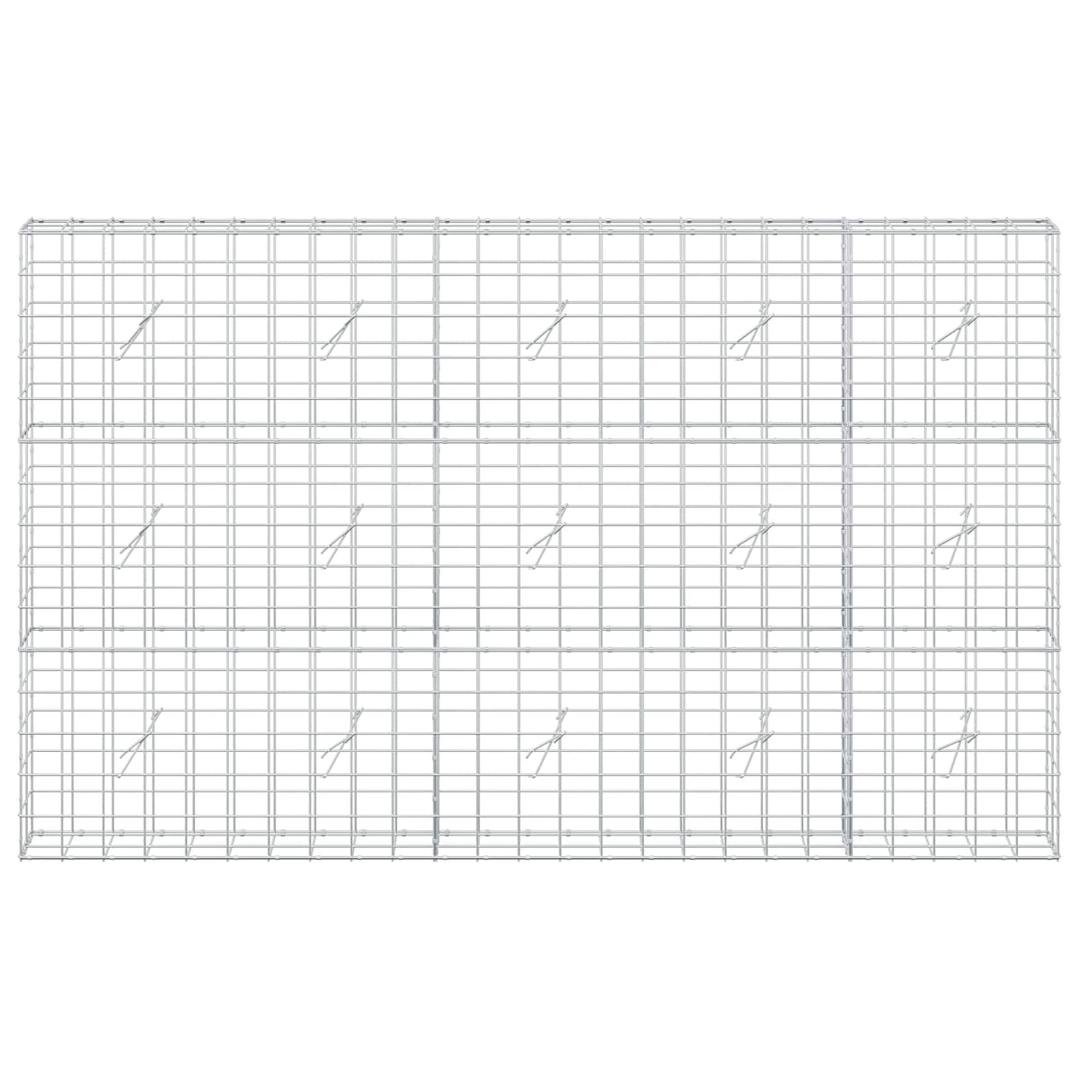 Gabion with 5 mm Wire and 10x10 cm Mesh 250x20x150 cm