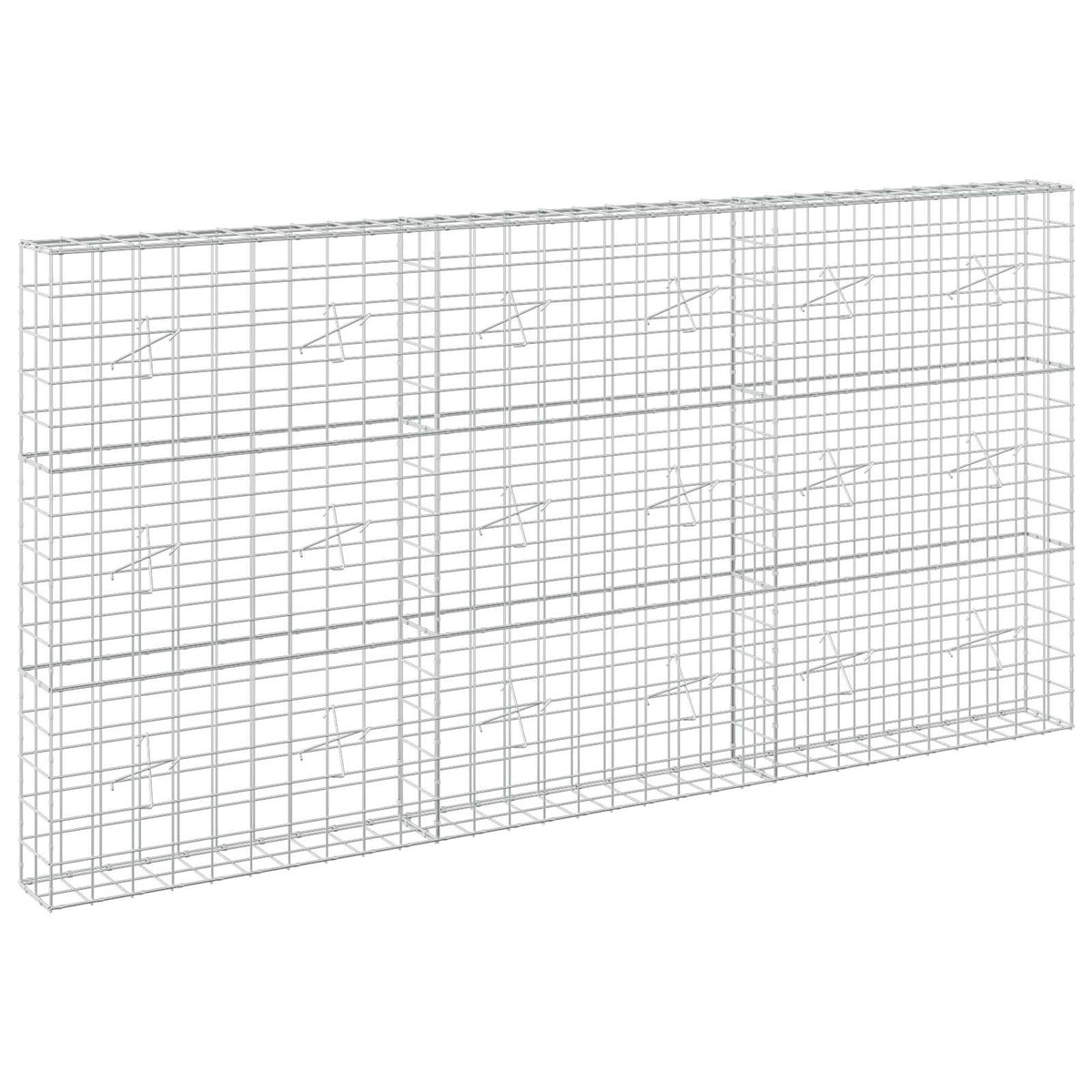 Gabion with 5 mm Wire and 10x10 cm Mesh 300x20x150 cm