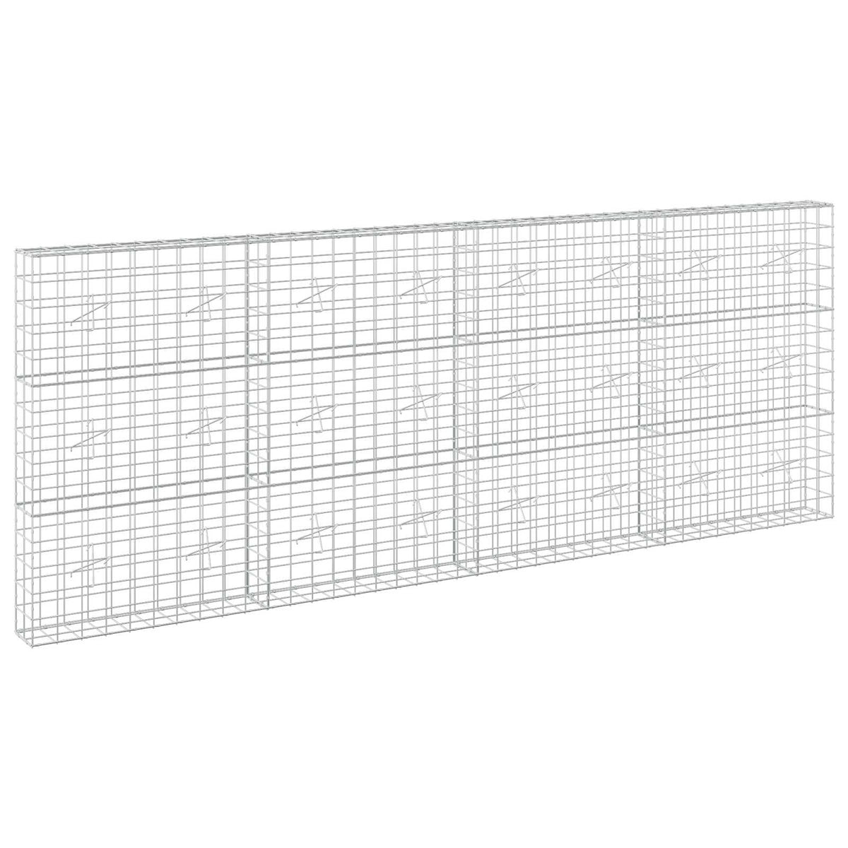 Gabion with 5 mm Wire and 10x10 cm Mesh 400x20x150 cm
