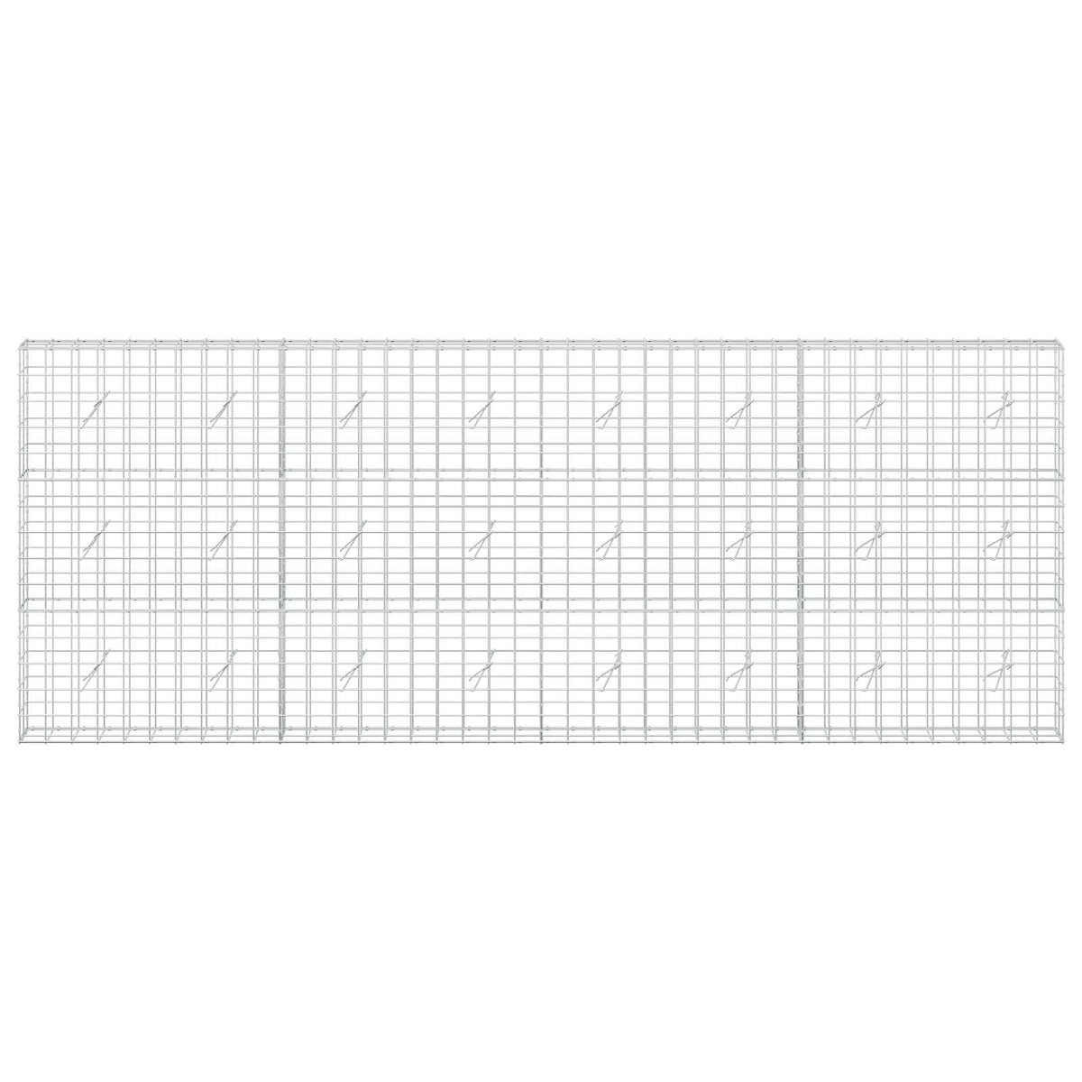 Gabion with 5 mm Wire and 10x10 cm Mesh 400x20x150 cm