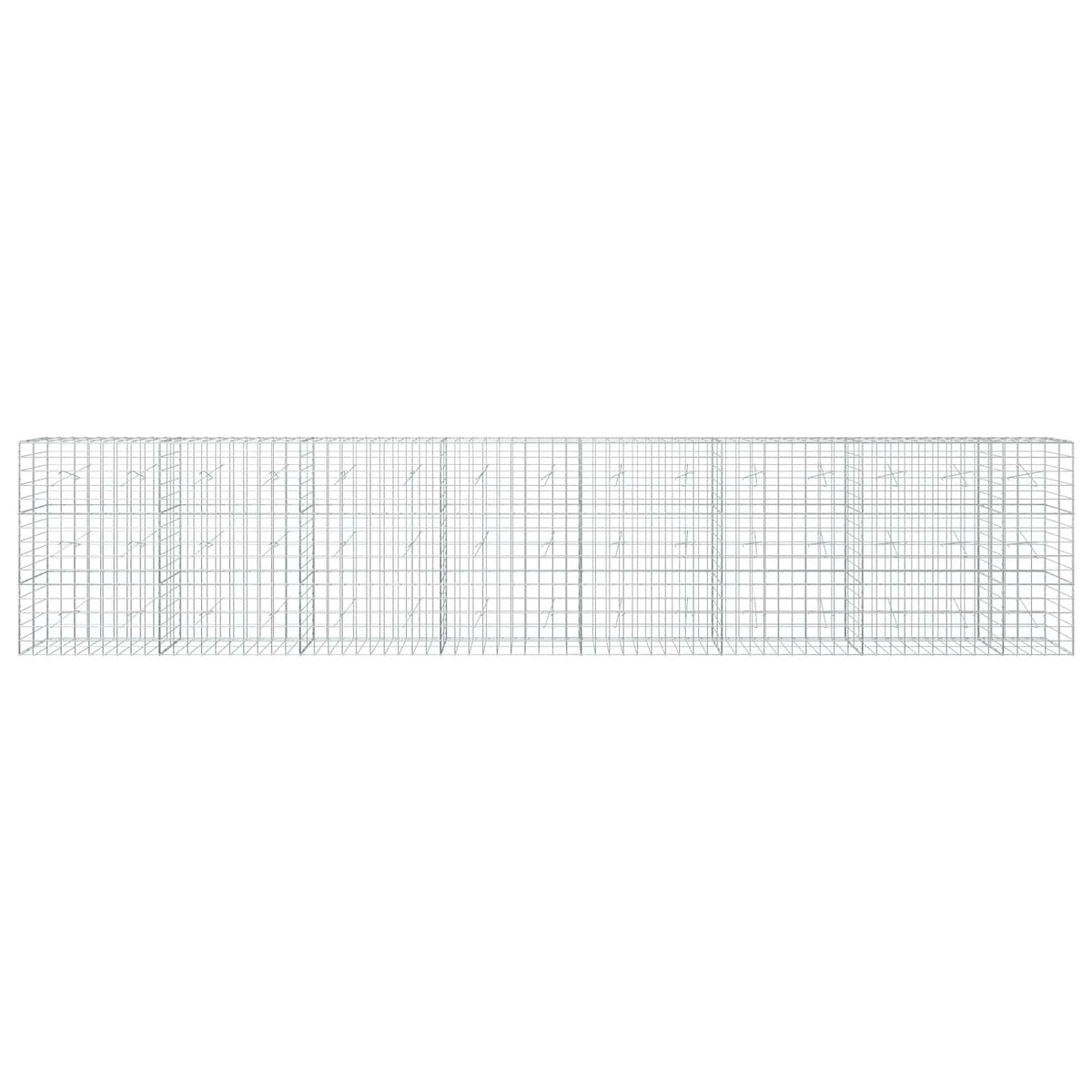 Gabion with 5 mm Wire and 10x10 cm Mesh 750x20x150 cm
