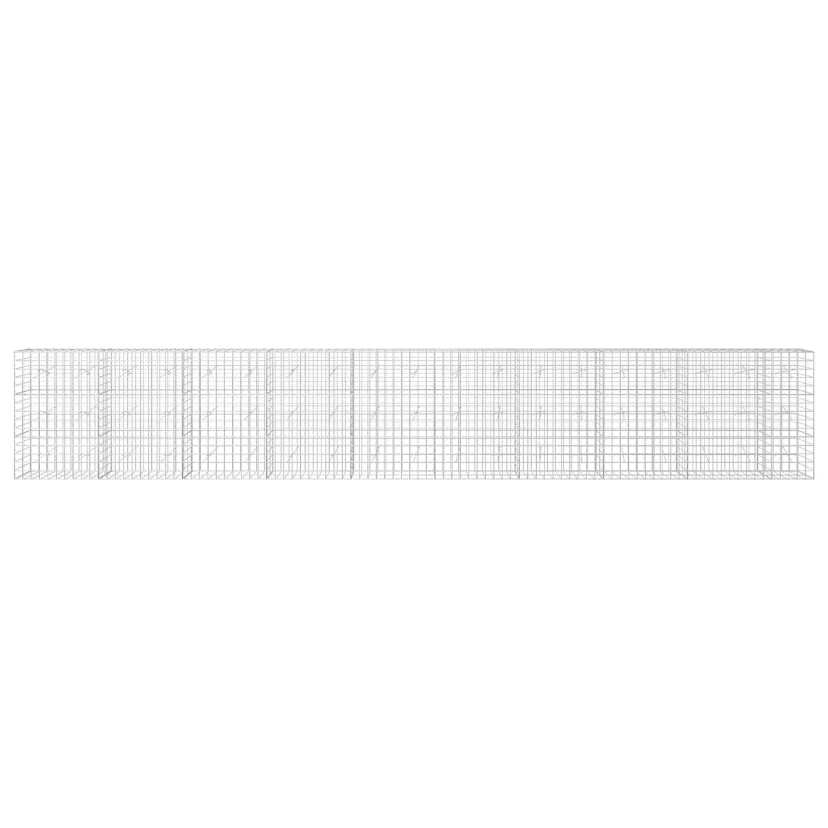 Gabion with 5 mm Wire and 10x10 cm Mesh 950x20x150 cm