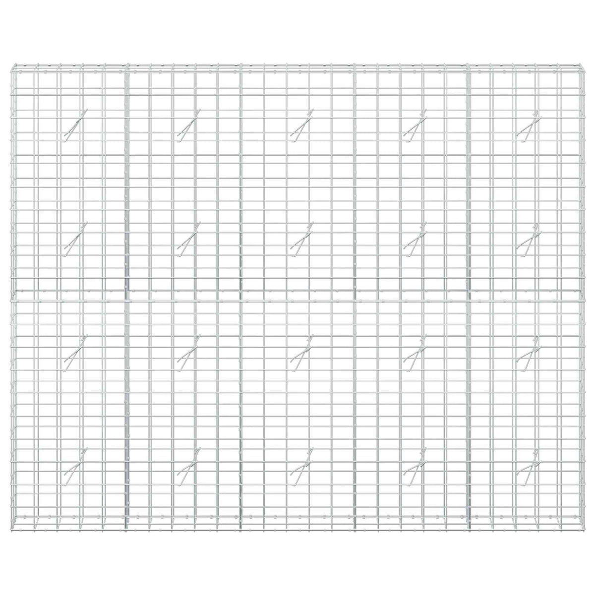 Gabion with 5 mm Wire and 10x10 cm Mesh 250x20x200 cm