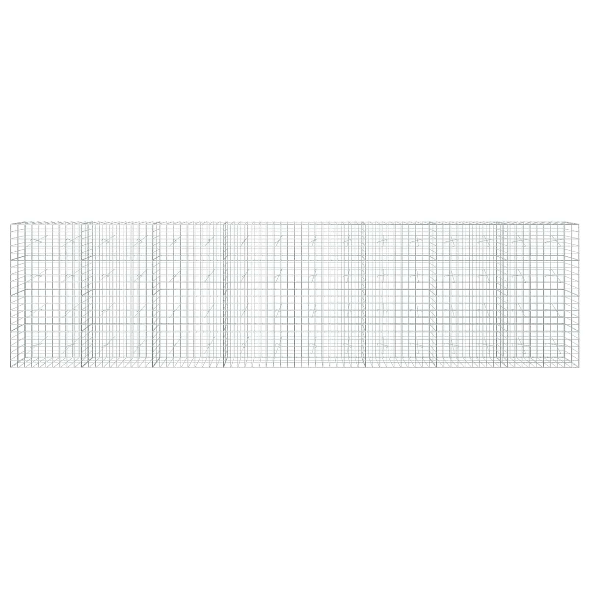 Gabion with 5 mm Wire and 10x10 cm Mesh 800x20x200 cm