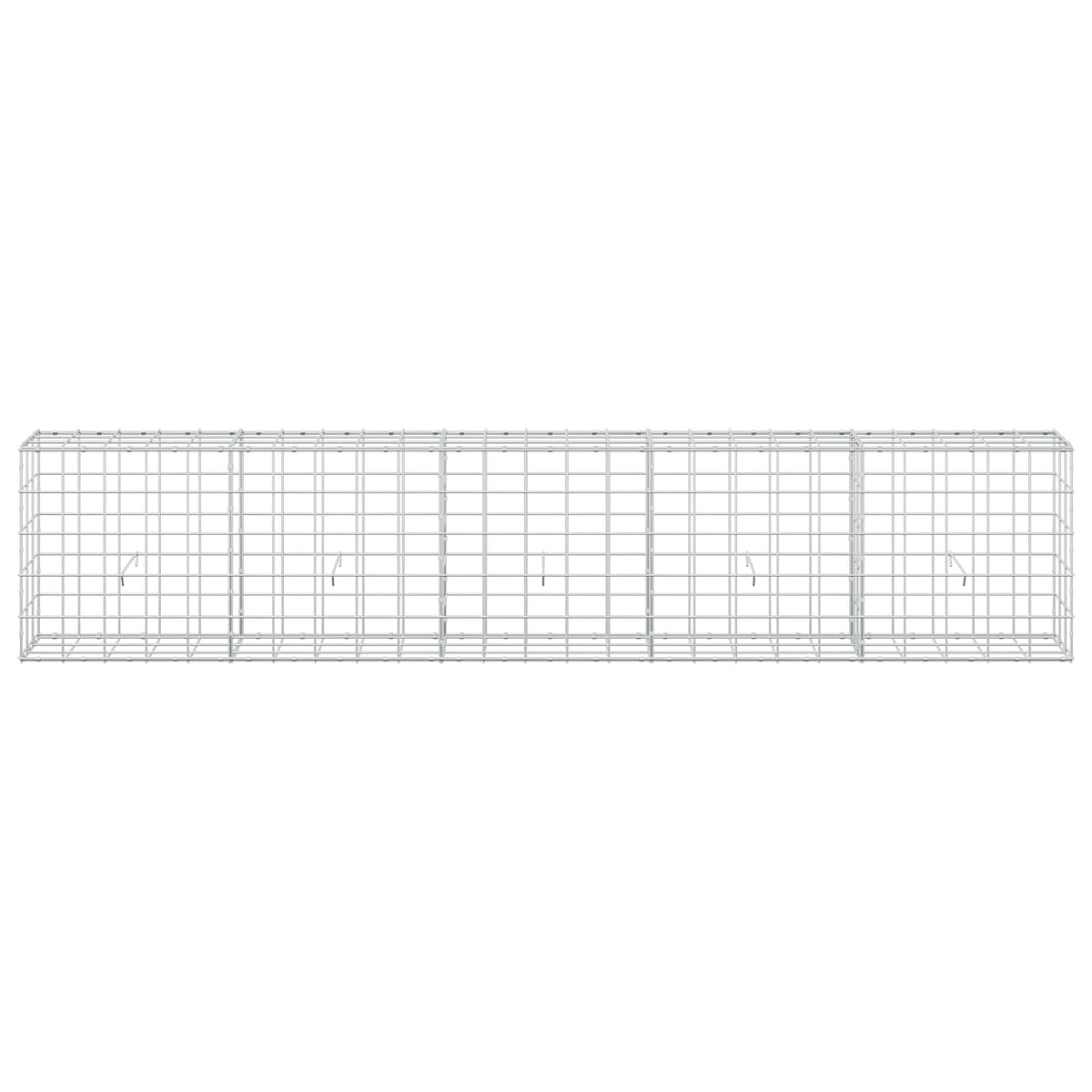Gabion with 5 mm Wire and 10x10 cm Mesh 250x30x50 cm