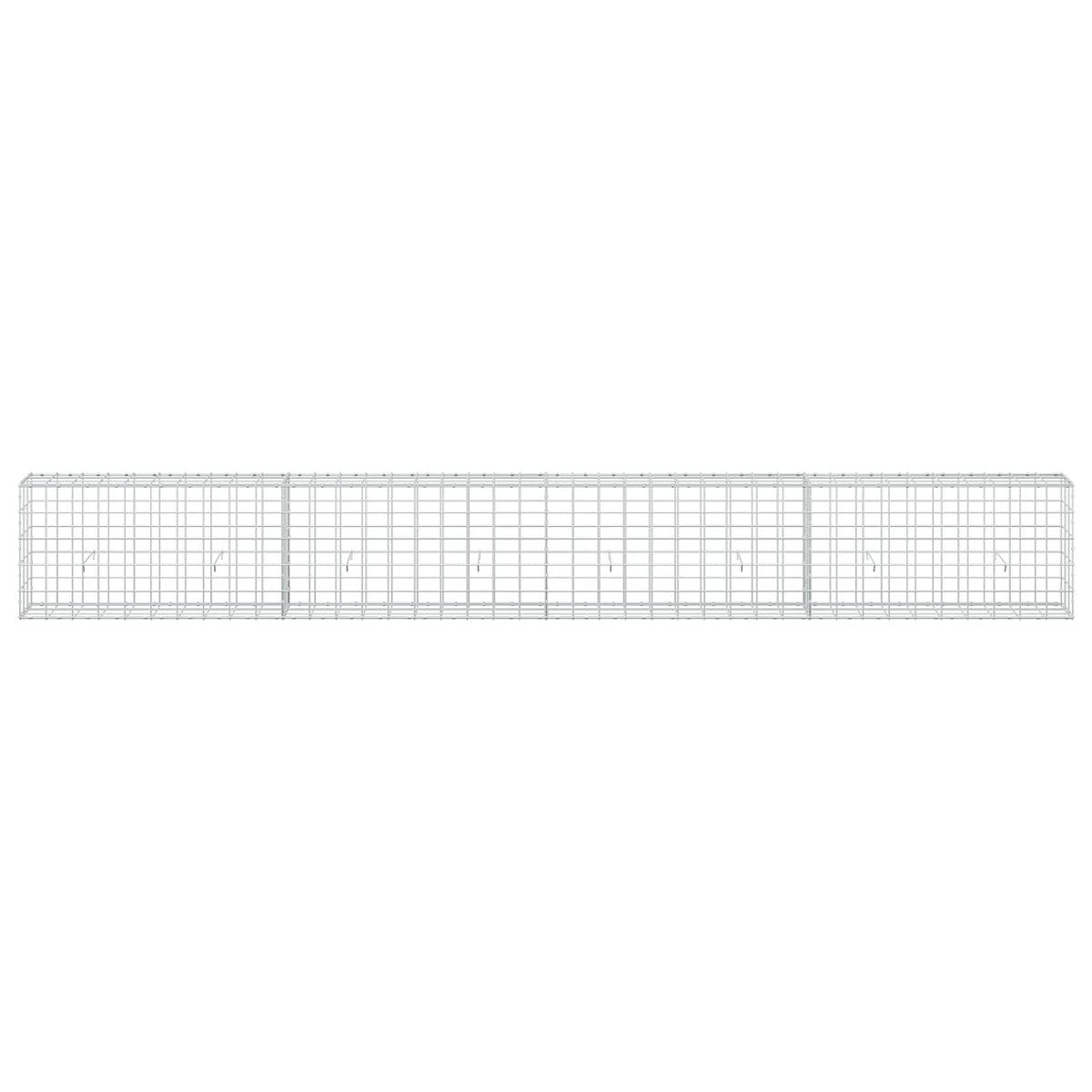 Gabion with 5 mm Wire and 10x10 cm Mesh 400x30x50 cm