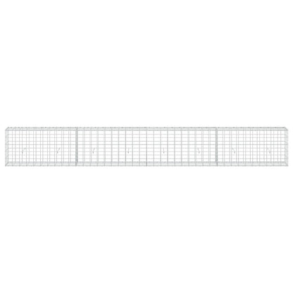 Gabion with 5 mm Wire and 10x10 cm Mesh 400x30x50 cm