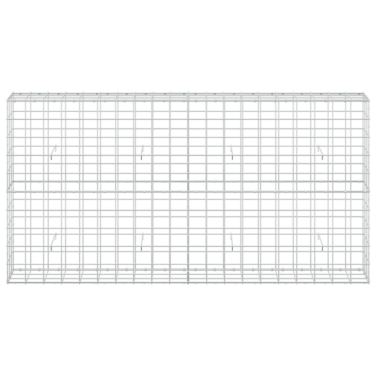Gabion with 5 mm Wire and 10x10 cm Mesh 200x30x100 cm