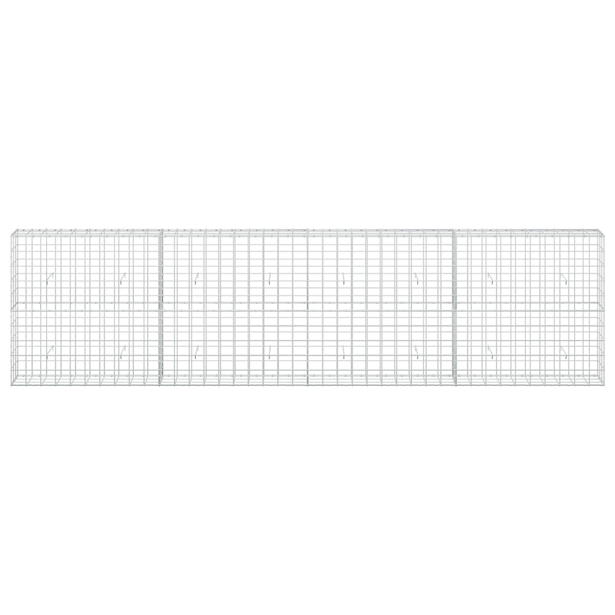 Gabion with 5 mm Wire and 10x10 cm Mesh 400x30x100 cm