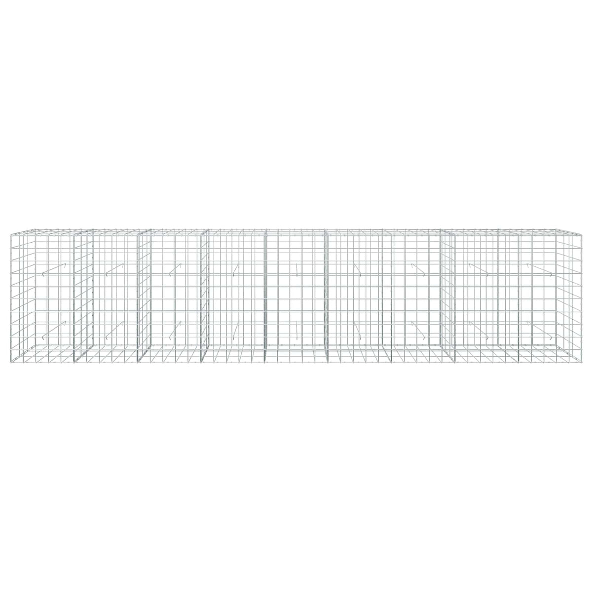 Gabion with 5 mm Wire and 10x10 cm Mesh 450x30x100 cm