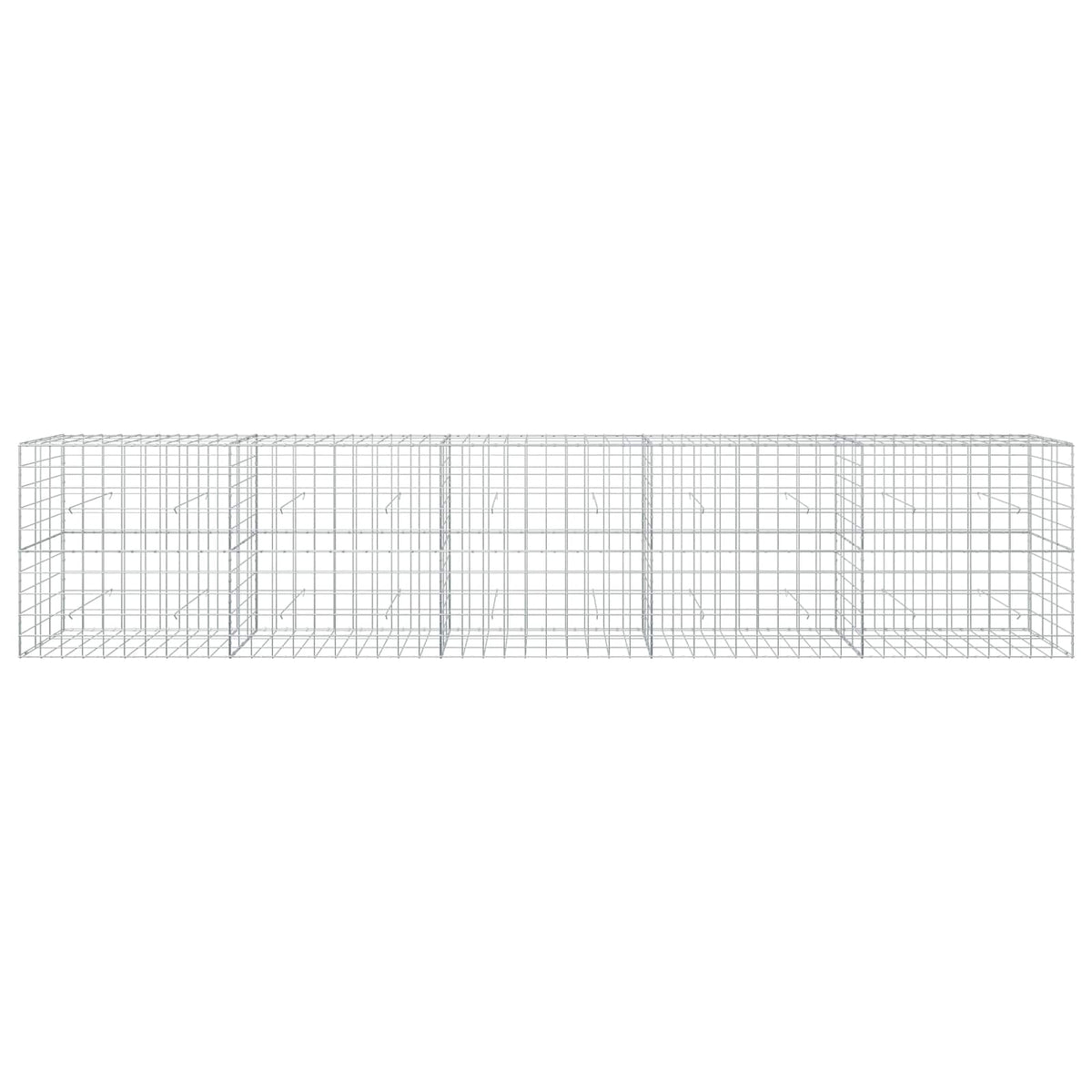 Gabion with 5 mm Wire and 10x10 cm Mesh 500x30x100 cm