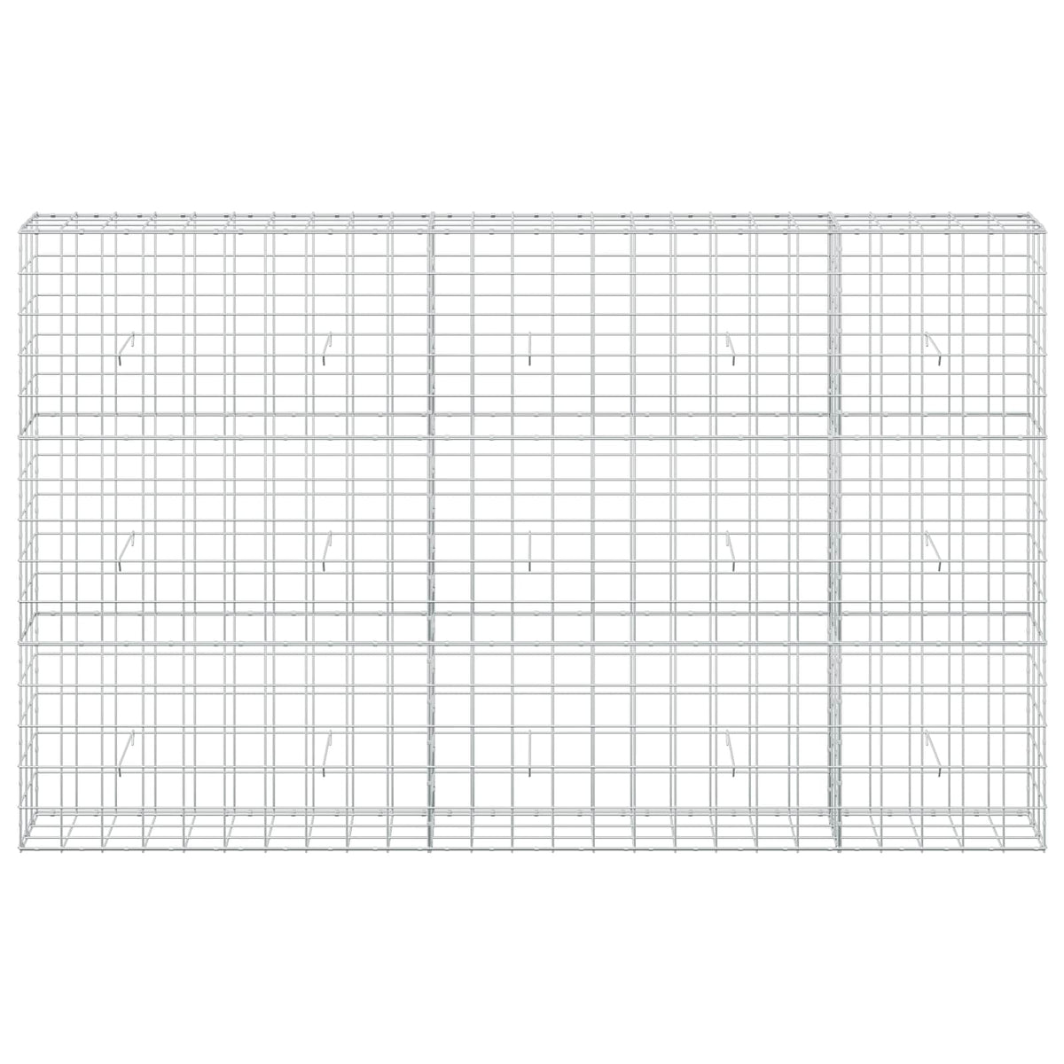 Gabion with 5 mm Wire and 10x10 cm Mesh 250x30x150 cm
