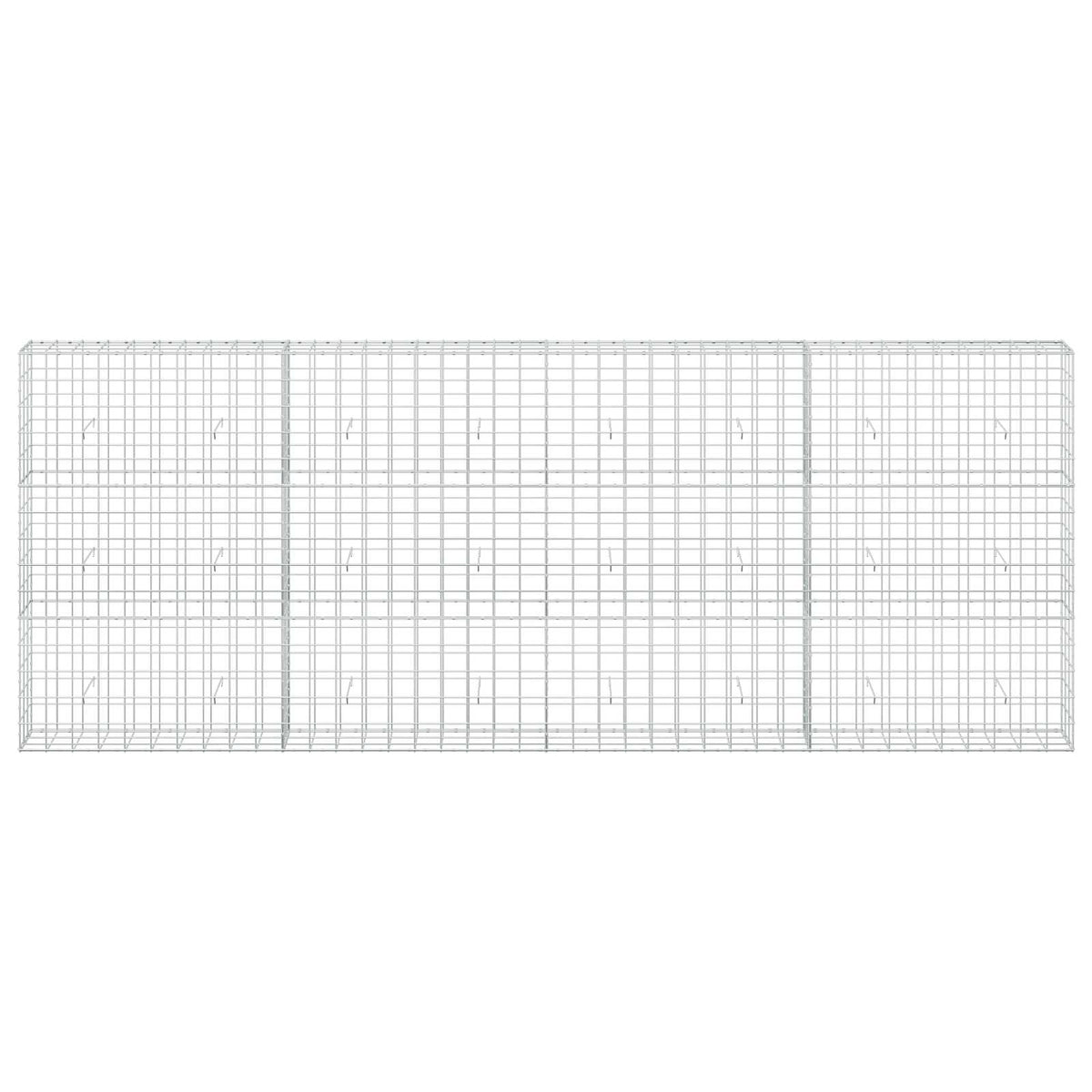 Gabion with 5 mm Wire and 10x10 cm Mesh 400x30x150 cm