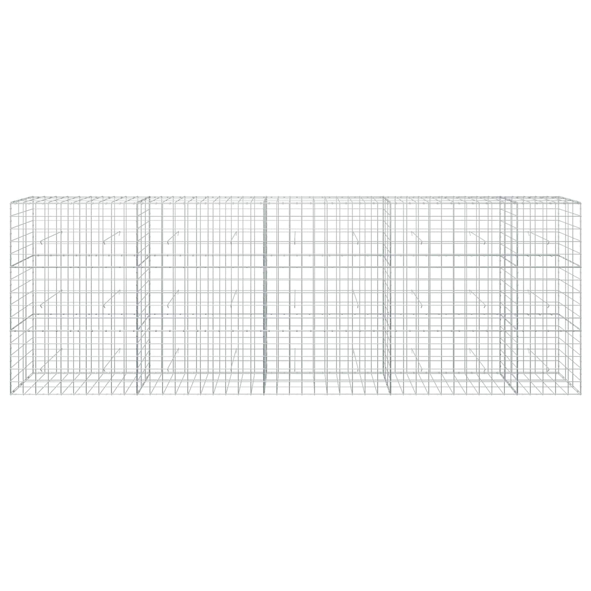 Gabion with 5 mm Wire and 10x10 cm Mesh 450x30x150 cm