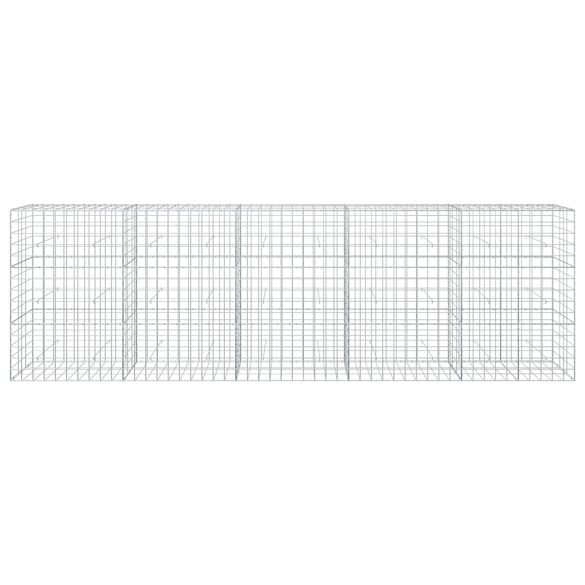 Gabion with 5 mm Wire and 10x10 cm Mesh 500x30x150 cm