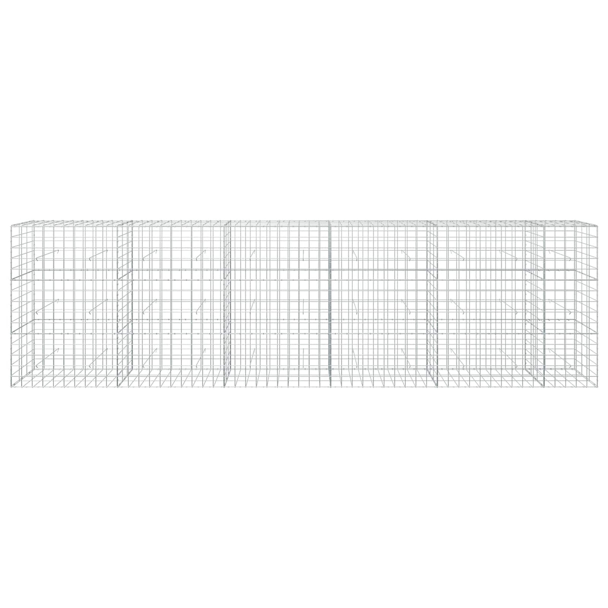Gabion with 5 mm Wire and 10x10 cm Mesh 550x30x150 cm