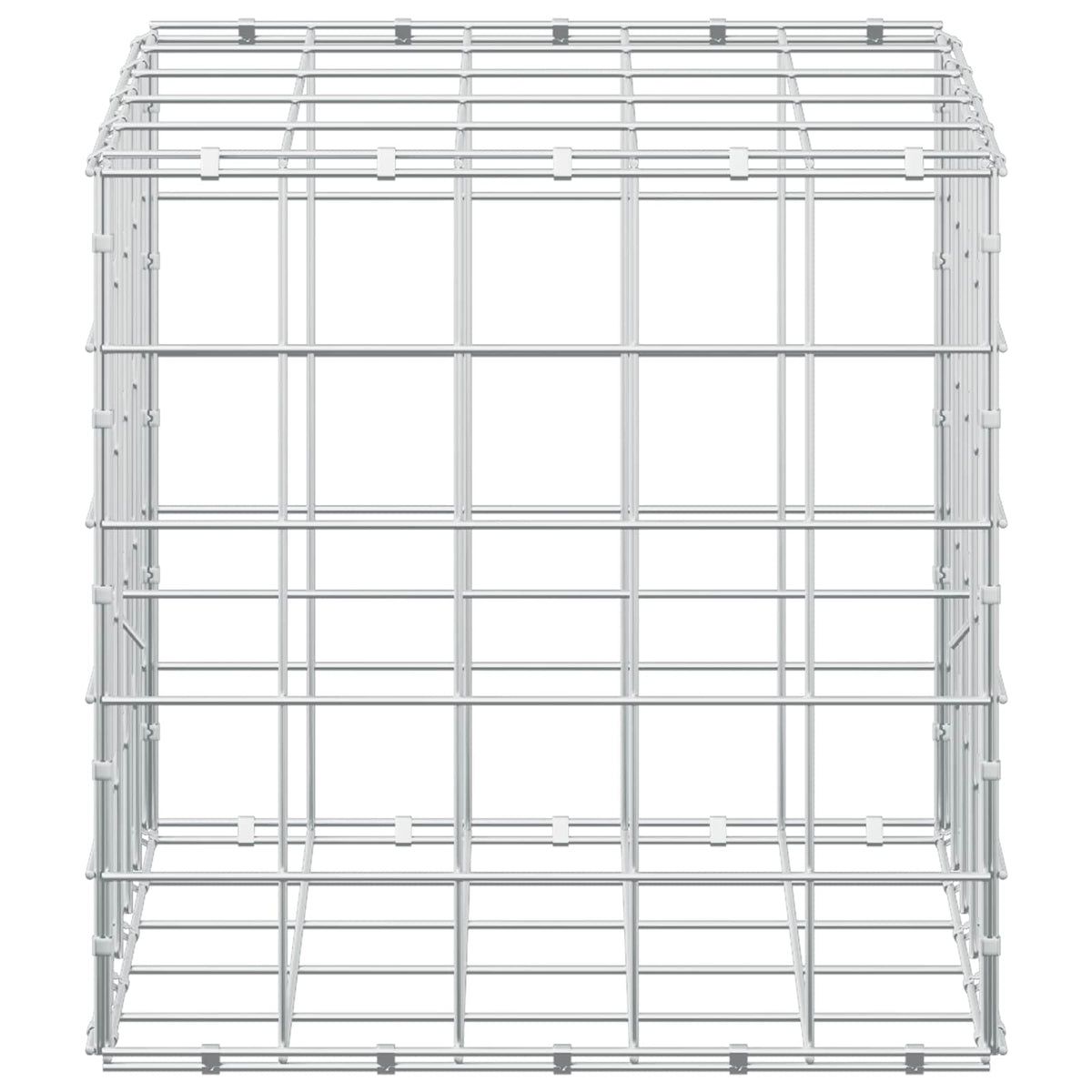 Gabion with 5 mm Wire and 10x10 cm Mesh 50x50x50 cm