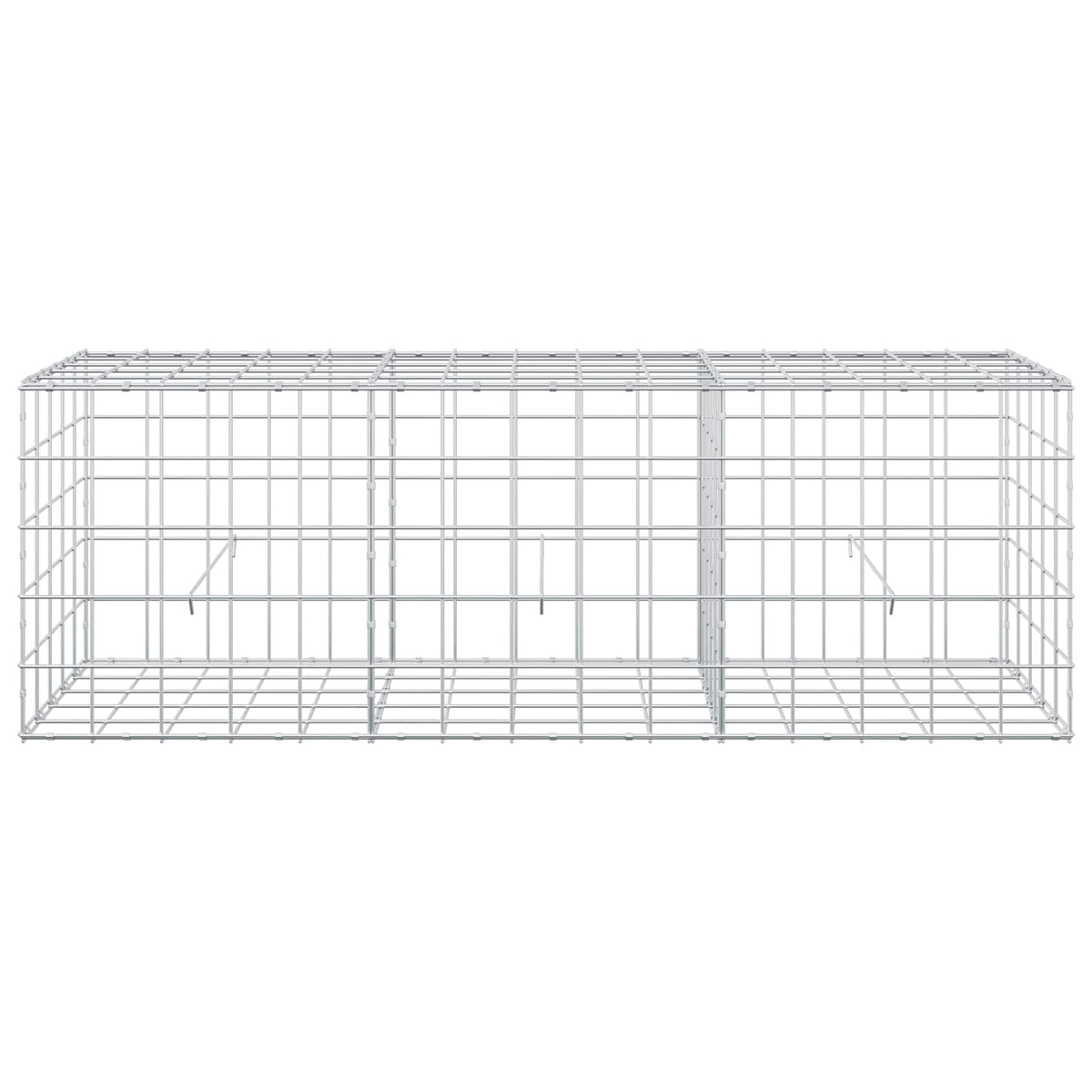 Gabion with 5 mm Wire and 10x10 cm Mesh 150x50x50 cm