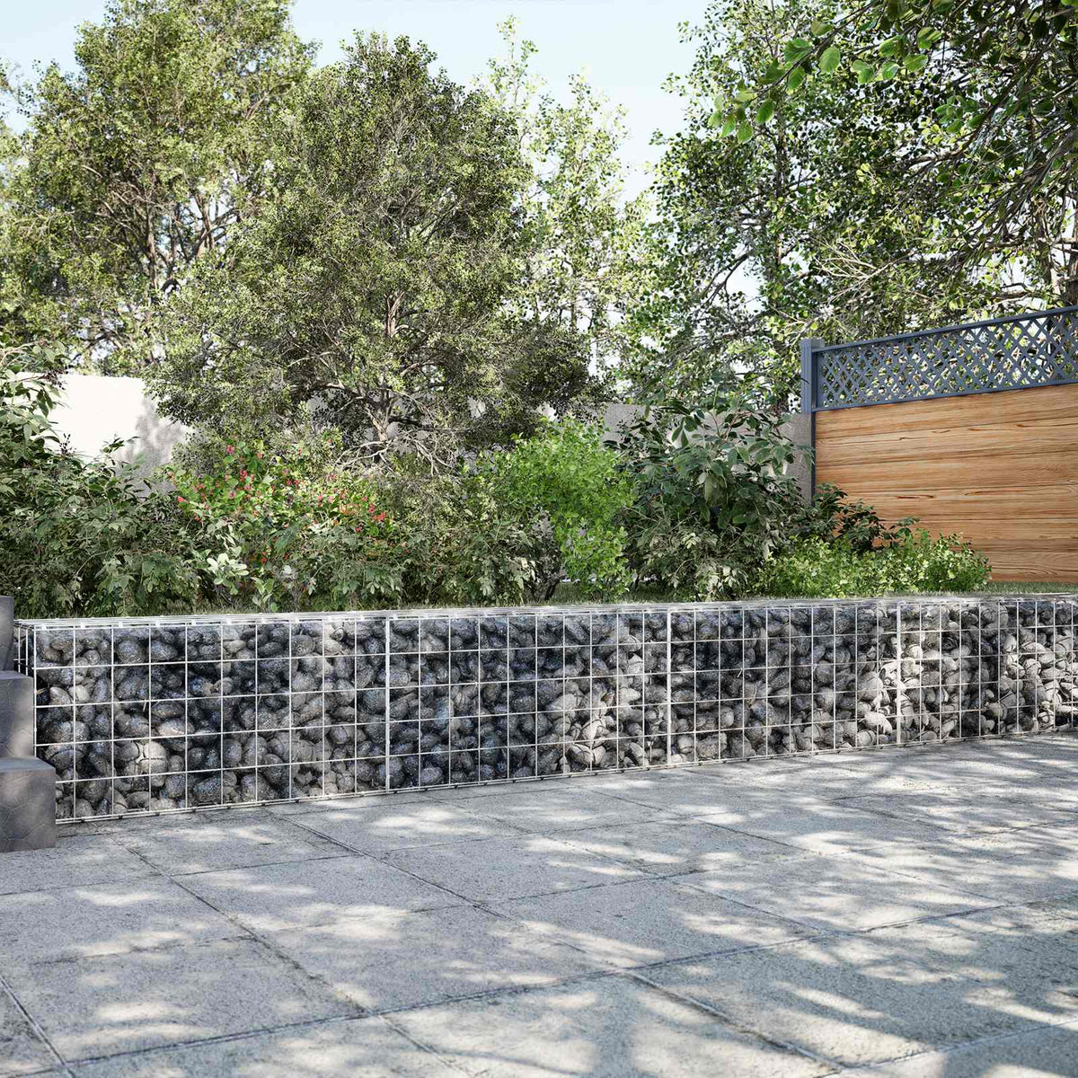 Gabion with 5 mm Wire and 10x10 cm Mesh 400x50x50 cm