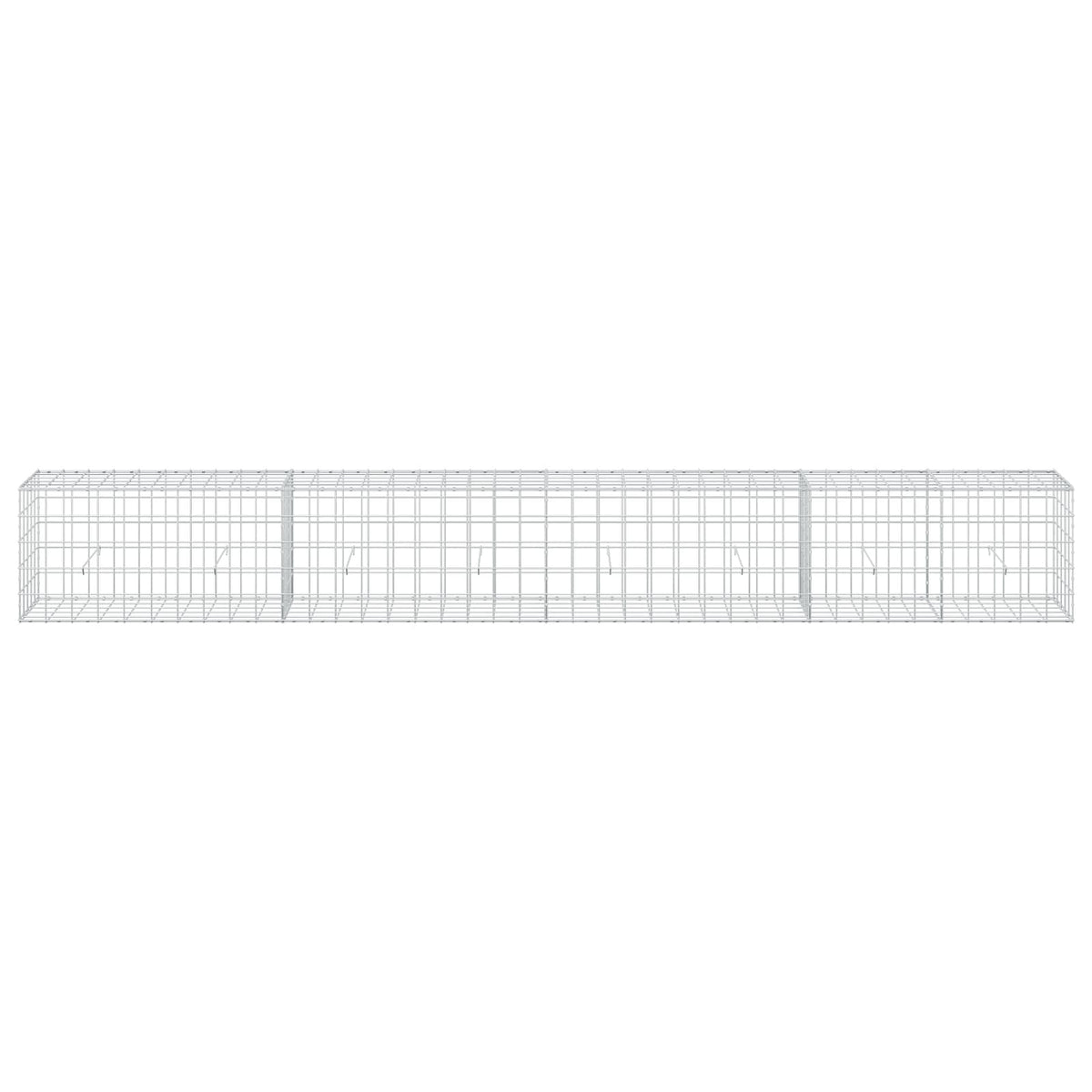 Gabion with 5 mm Wire and 10x10 cm Mesh 400x50x50 cm