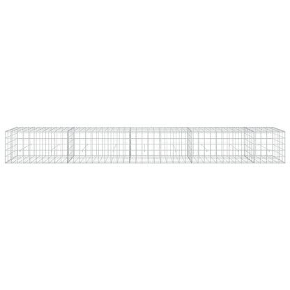 Gabion with 5 mm Wire and 10x10 cm Mesh 450x50x50 cm