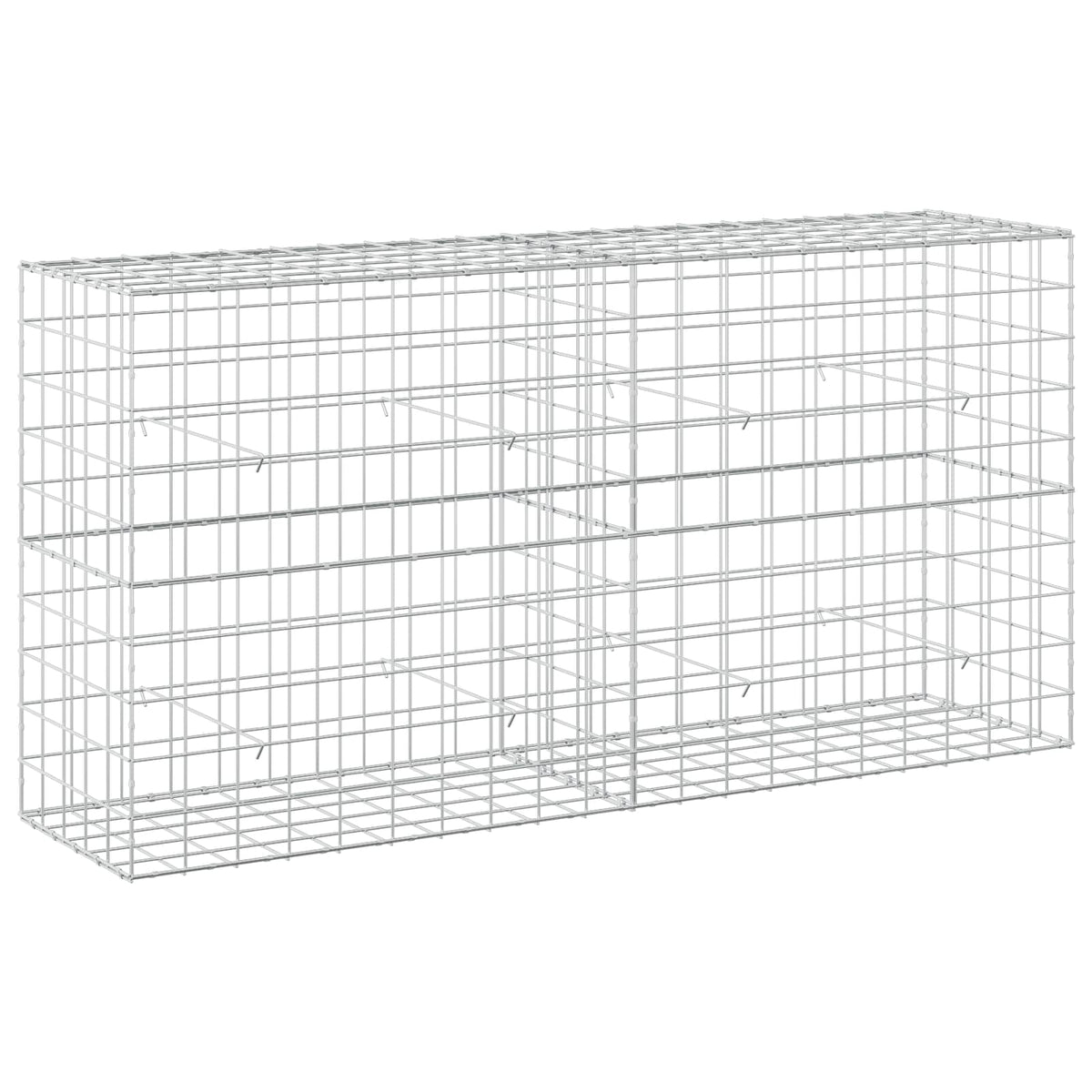 Gabion with 5 mm Wire and 10x10 cm Mesh 200x50x100 cm