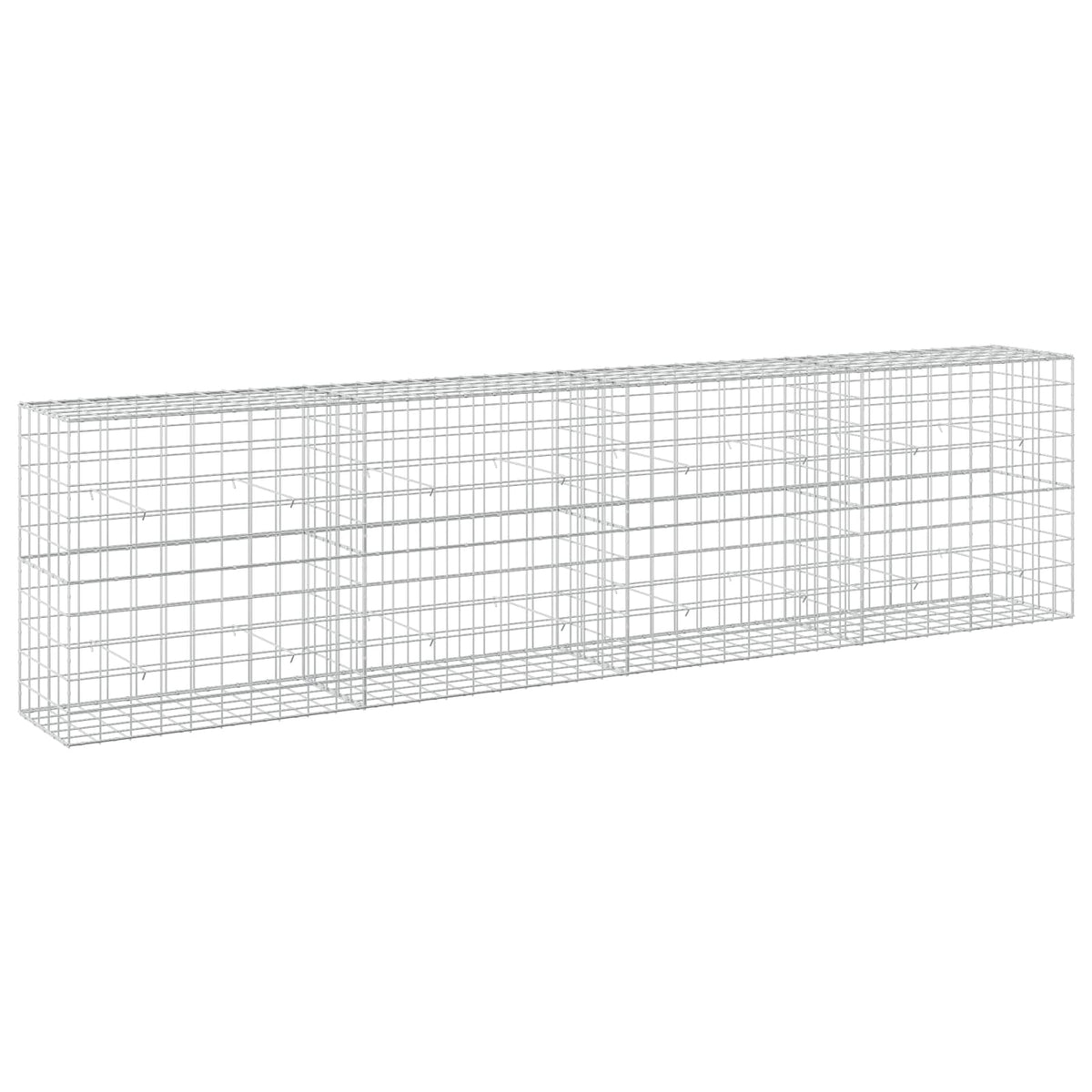 Gabion with 5 mm Wire and 10x10 cm Mesh 400x50x100 cm