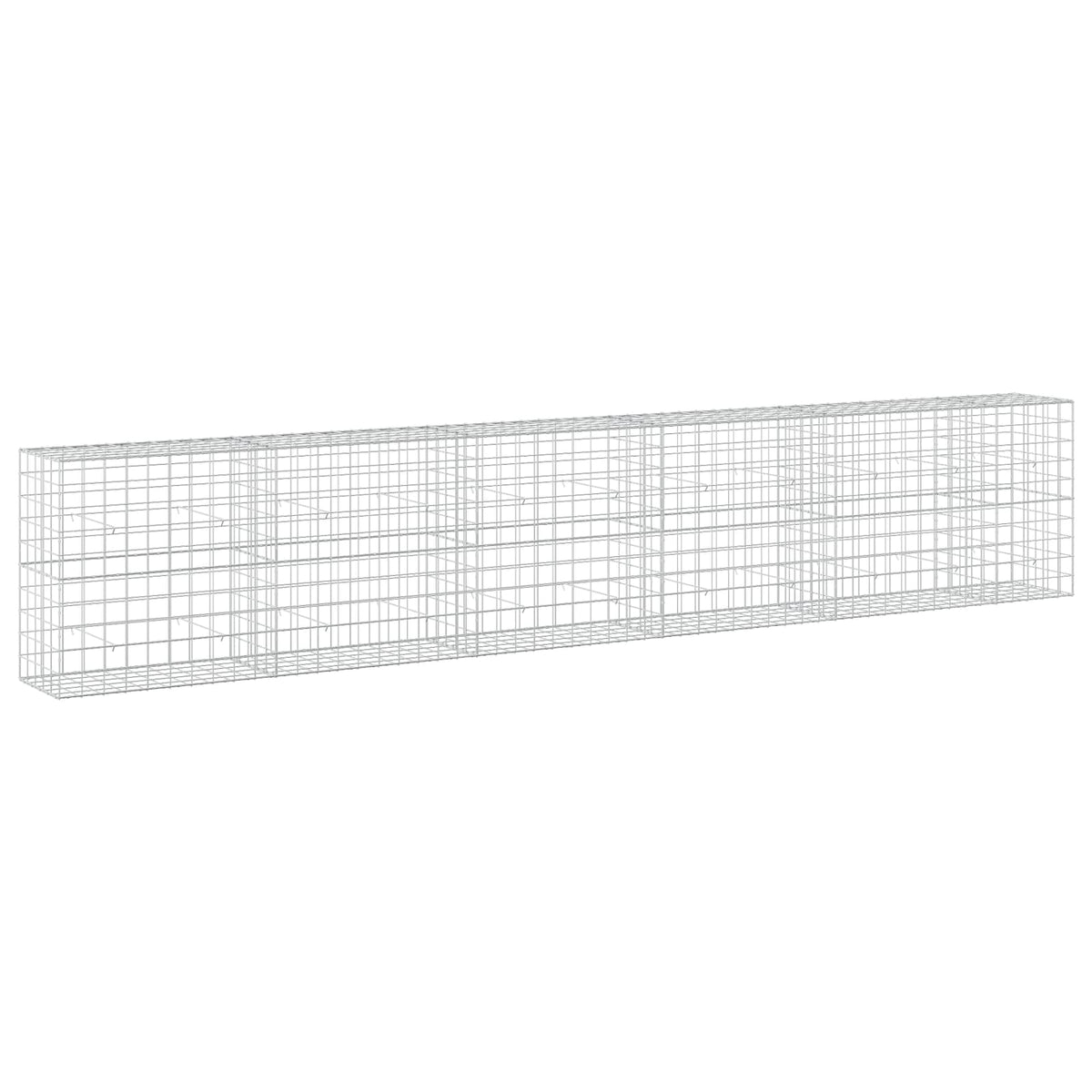 Gabion with 5 mm Wire and 10x10 cm Mesh 550x50x100 cm