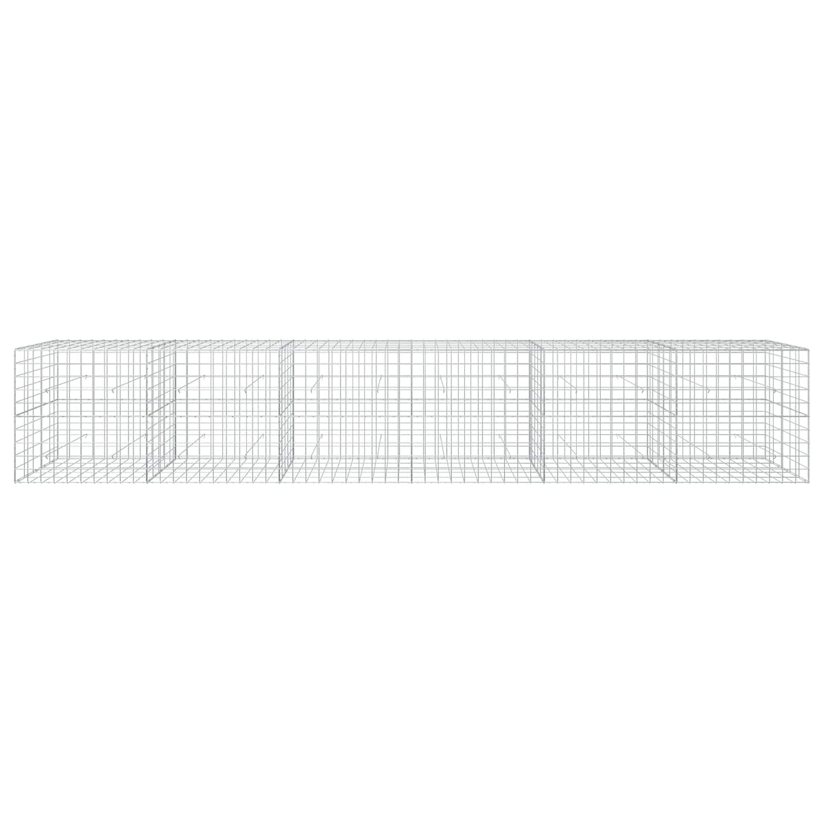 Gabion with 5 mm Wire and 10x10 cm Mesh 600x50x100 cm