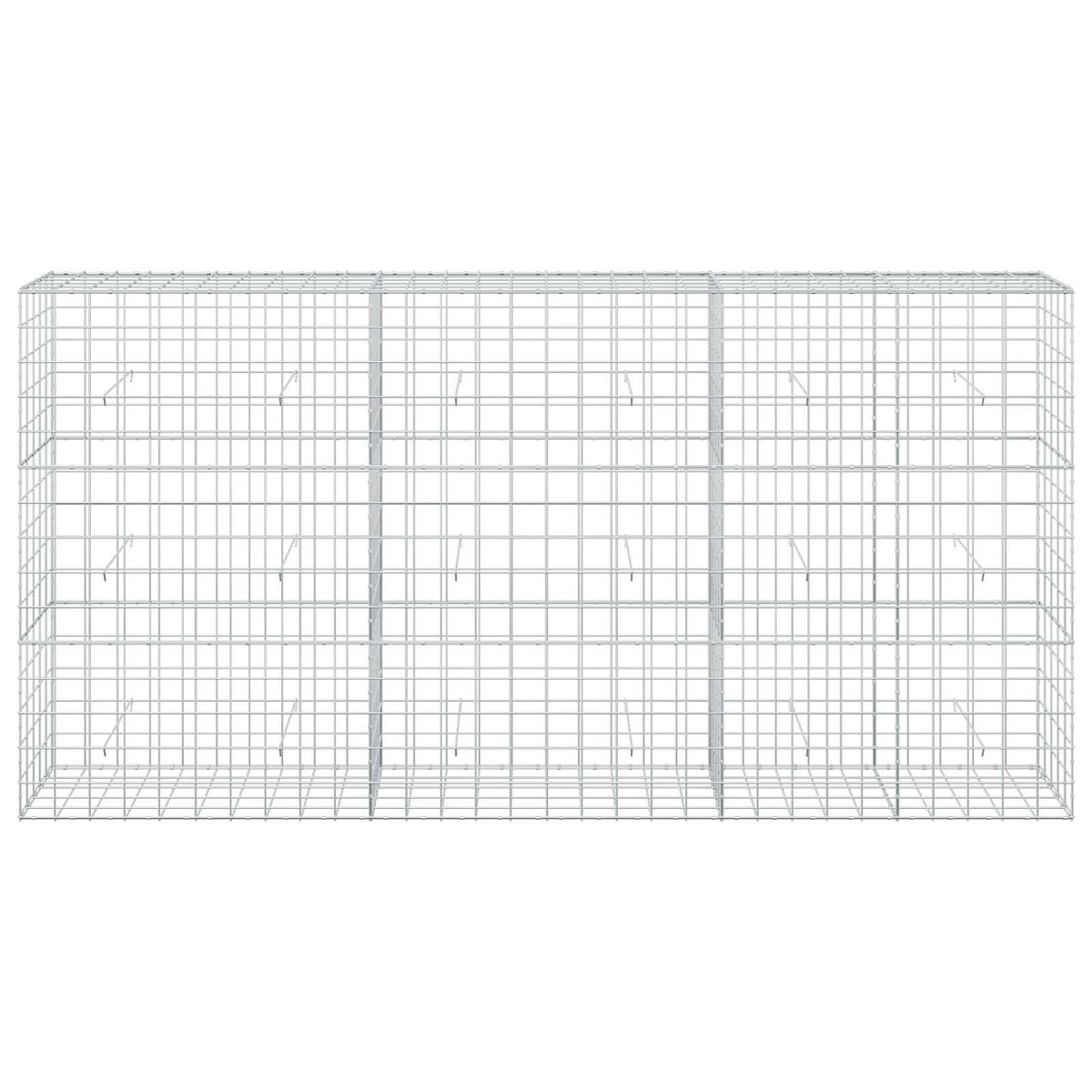 Gabion with 5 mm Wire and 10x10 cm Mesh 300x50x150 cm