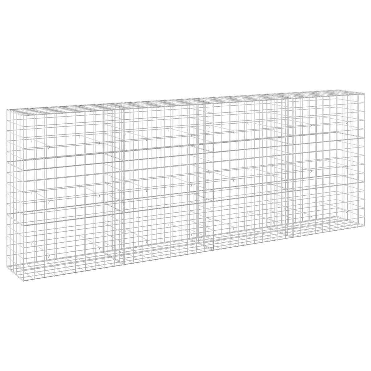 Gabion with 5 mm Wire and 10x10 cm Mesh 400x50x150 cm