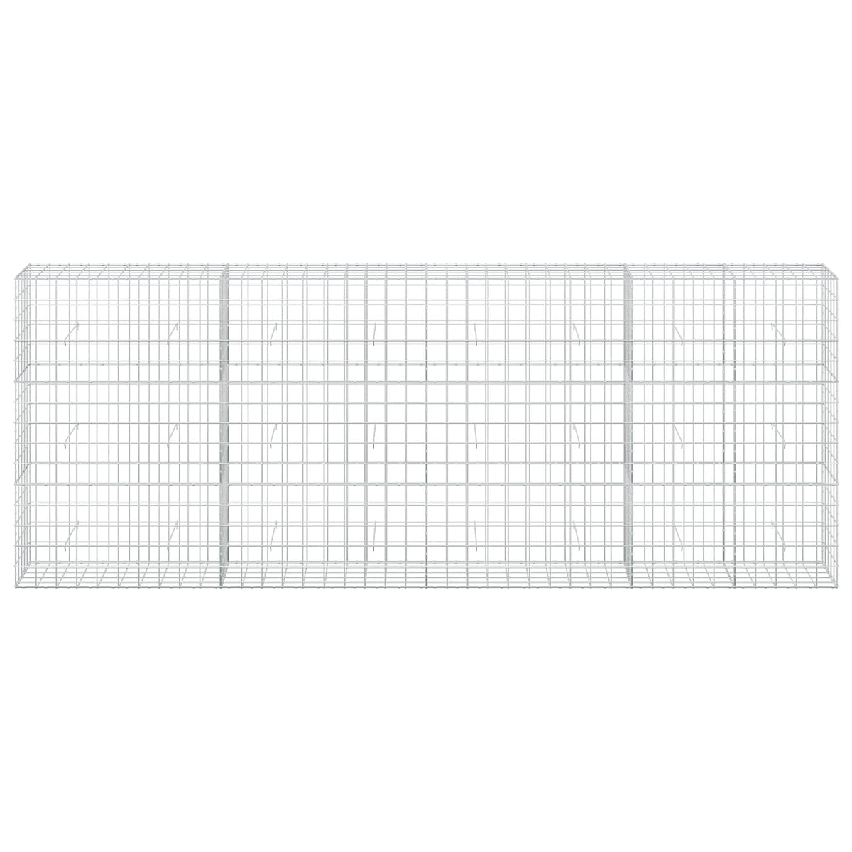 Gabion with 5 mm Wire and 10x10 cm Mesh 400x50x150 cm