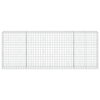 Gabion with 5 mm Wire and 10x10 cm Mesh 400x50x150 cm