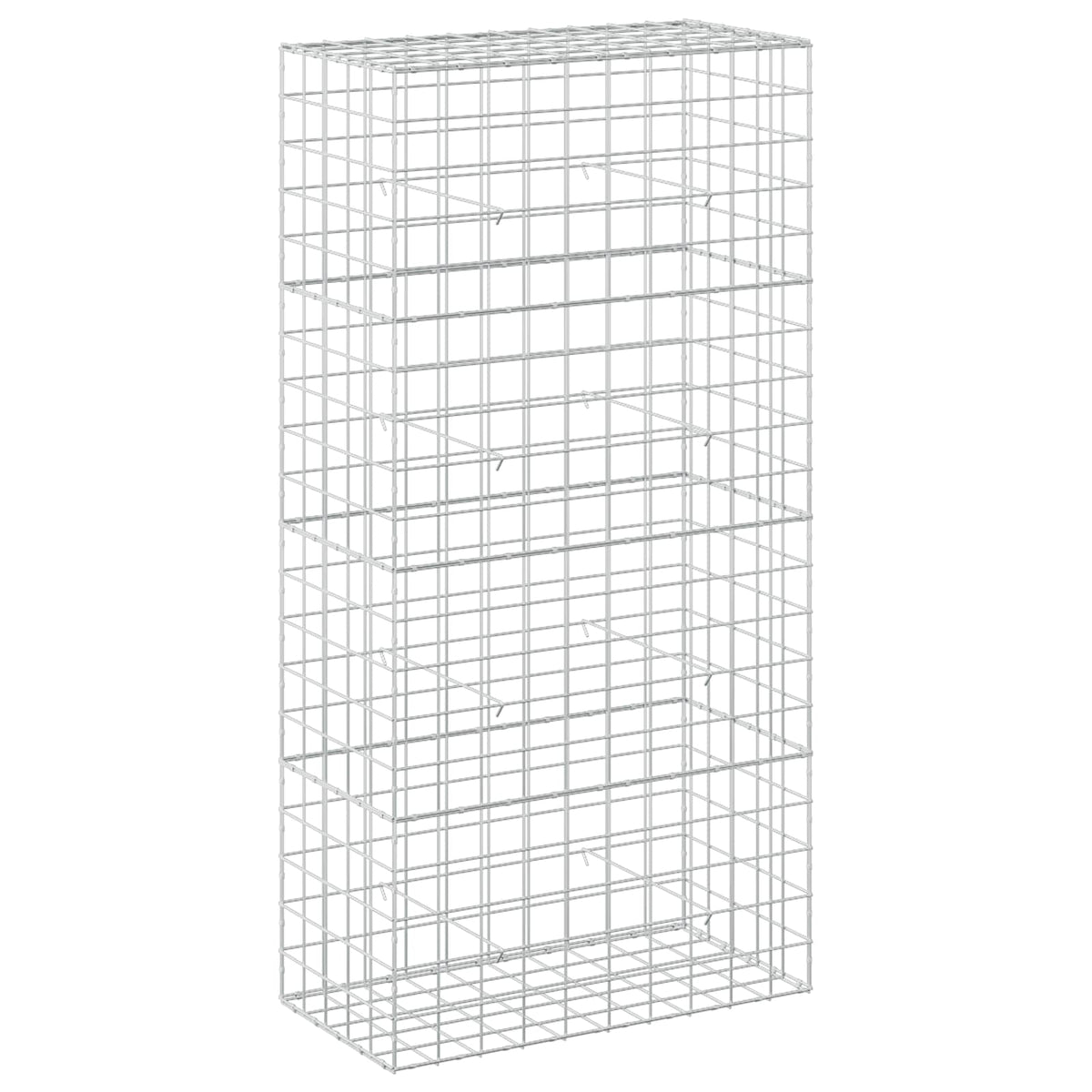 Gabion with 5 mm Wire and 10x10 cm Mesh 100x50x200 cm