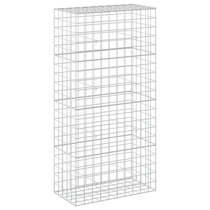 Gabion with 5 mm Wire and 10x10 cm Mesh 100x50x200 cm