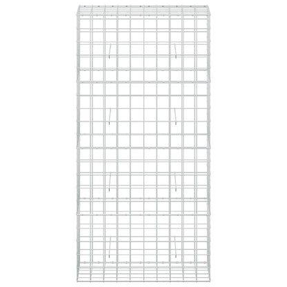 Gabion with 5 mm Wire and 10x10 cm Mesh 100x50x200 cm