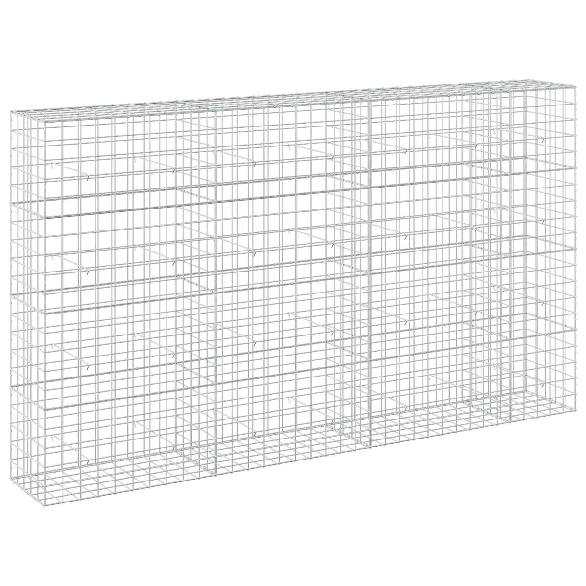 Gabion with 5 mm Wire and 10x10 cm Mesh 350x50x200 cm